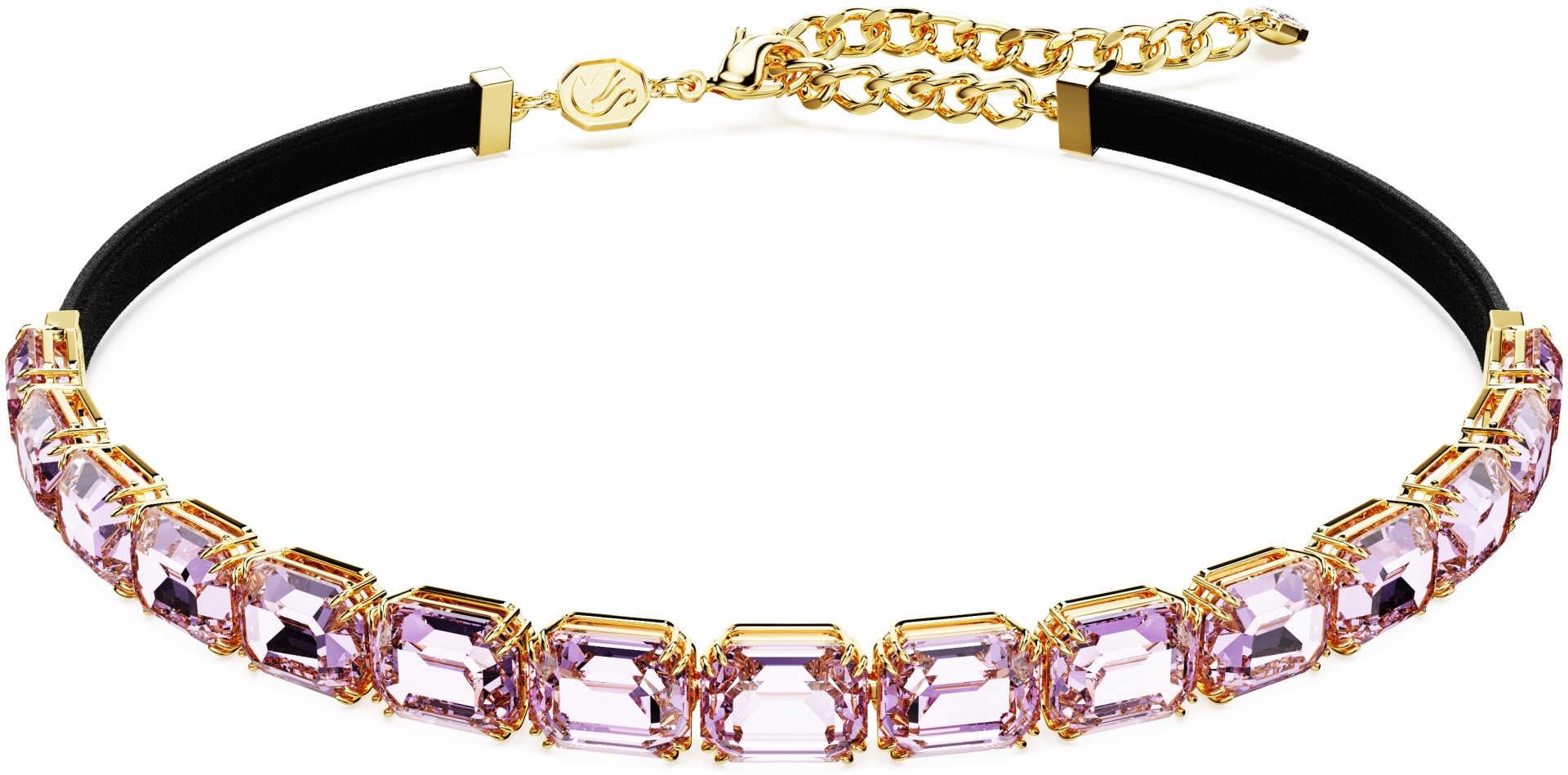 Swarovski длина 38 см ювелирный сплав, кристаллы Swarovski
