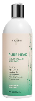 PRODIVA PURE HEAD SEBUM BALANCE Shampoo шампунь 500 мл