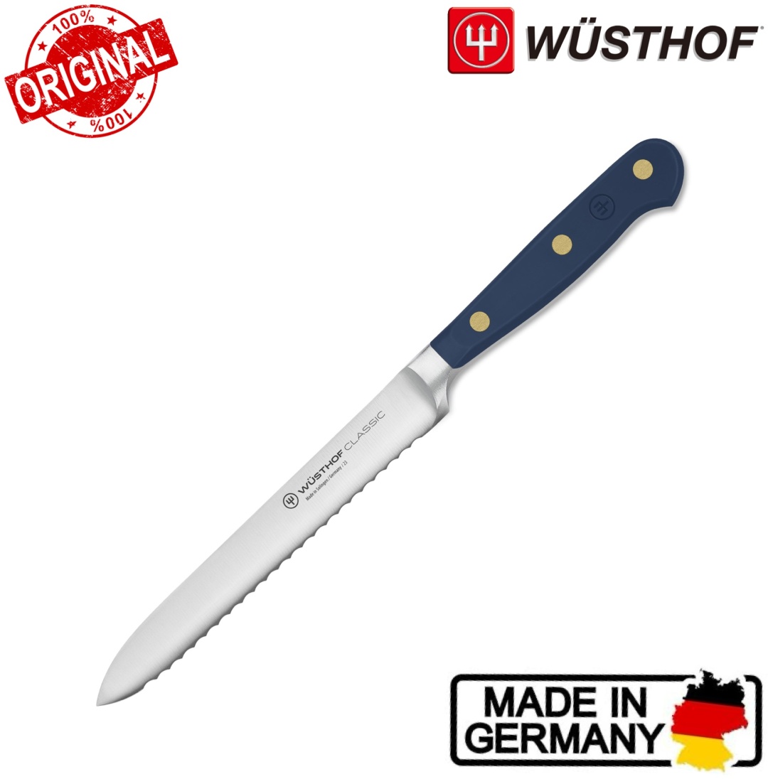 Нож для нарезки WUSTHOF Classic Serrated Utility Knife, лезвие: углеродистая сталь 1 шт