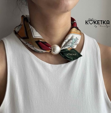 Платок Кокетка шелк 47 x 4 см