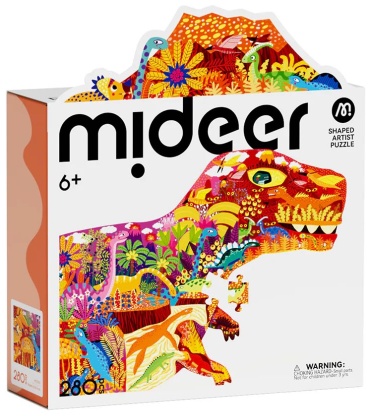 MiDeer Dinosaur Shaped Artist Puzzle контурный 280 деталей