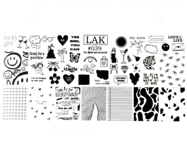 LAK пластины 039