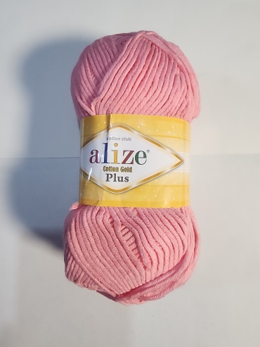 Моток Alize Cotton Gold Plus 170 Розовый 200 м 100 г