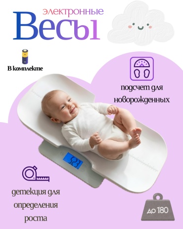 Напольные весы CG детские электронные C01 до 180 кг