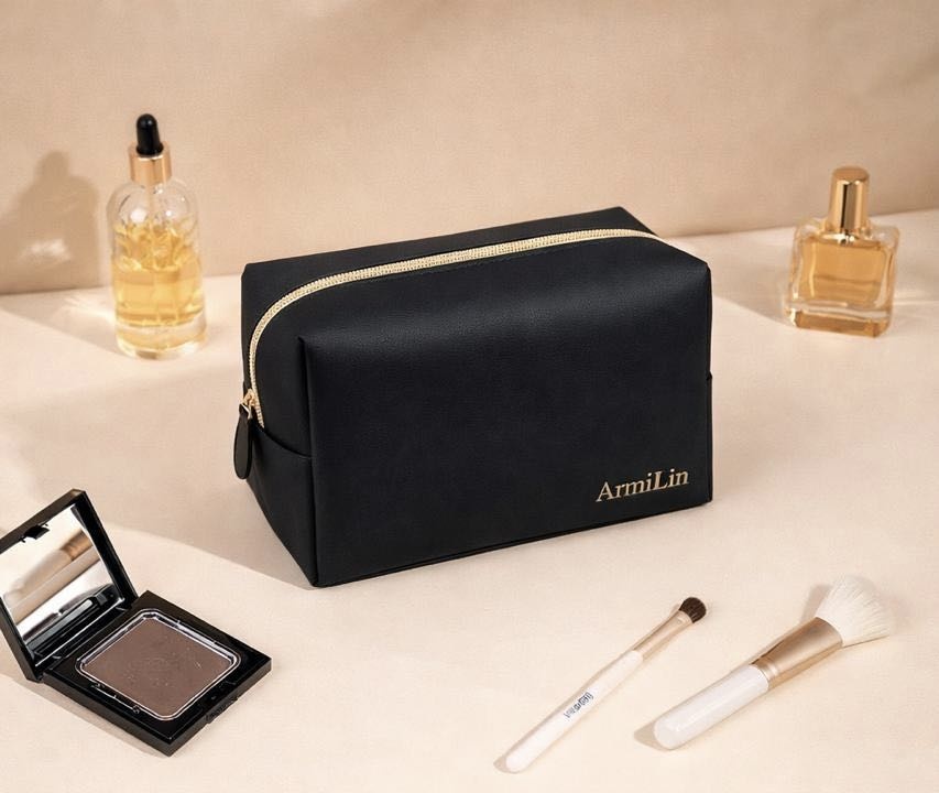ArmiLin косметичка полиуретан черный 14X19 см
