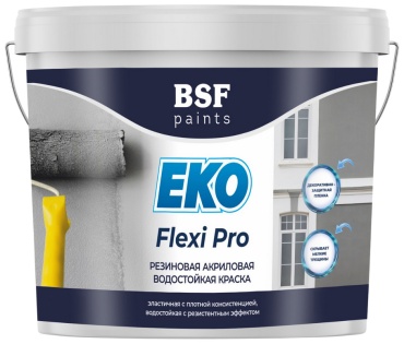 BSF Paints акриловая EKO Flexi Pro 7 кг, белый цвет