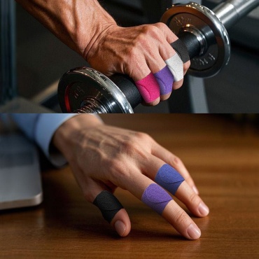 Kinesio Tape для пальцев 7.5 м черный