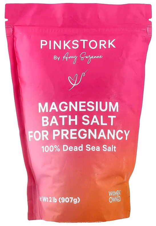 Pink Stork магниевая соль для ванн для беременных, 907 г магниевая соль 907 г