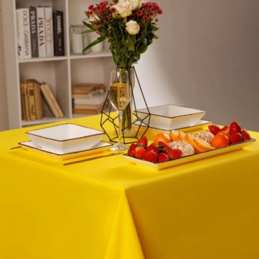 Скатерть With love A.B. 330x150 см, хлопок, дак, 1 шт