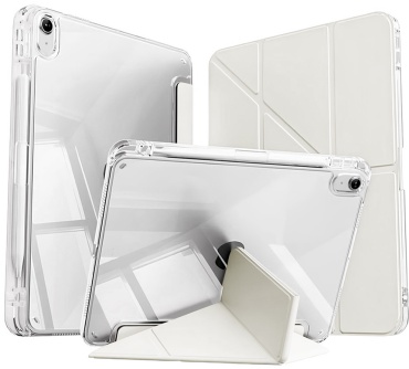 Чехол для Apple iPad 11 A16 (2025), iPad (2022) 10.9 дюйм белый, прозрачный