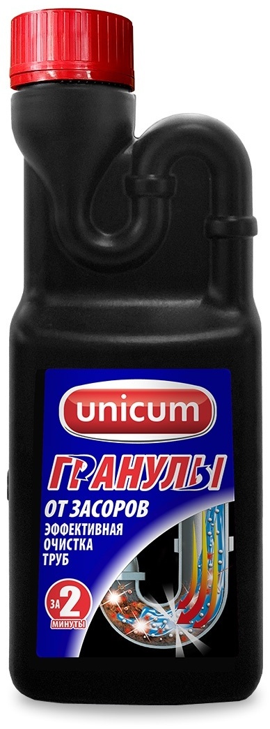 Порошок Unicum гранулы для засоров Торнадо 0.6 л 0.6 кг