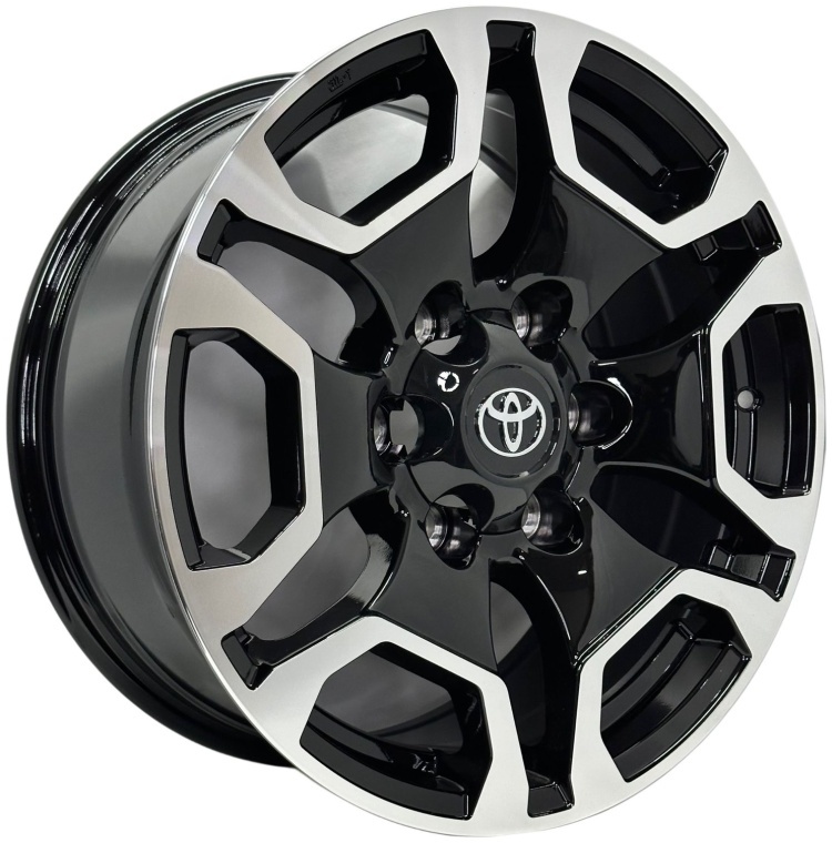 Top Grade 963WW 7.5x17/6x139.7 D106.2 ET25 4 диска черный, серебристый