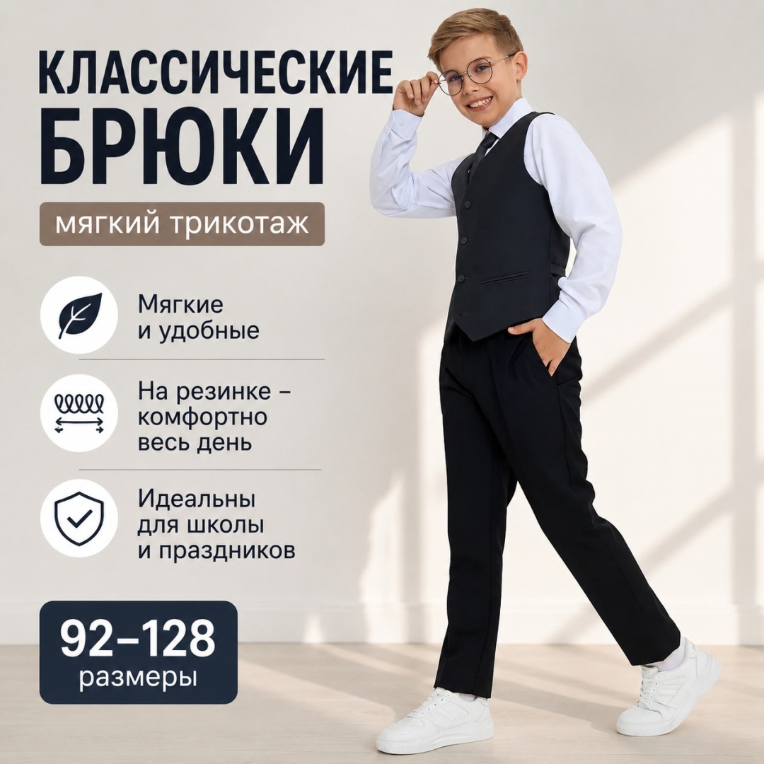 Классические брюки Rasti.kz черный