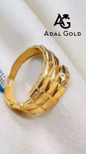 ADAL GOLD ADG737-3087 размер 20 вес 2.54 г золото, фианит