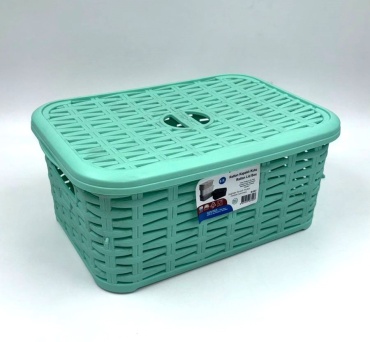 Ucsan plastik корзина универсальная 28.5x20x12 см, ротанг