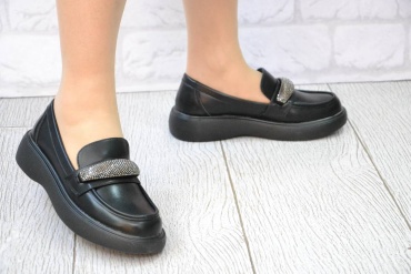 Лоферы GLAMOUR черный