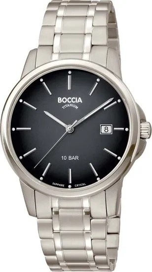 Кварцевые Boccia Titanium 3633-07C титан