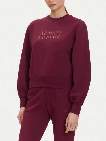 Свитшот Armani Exchange бордовый