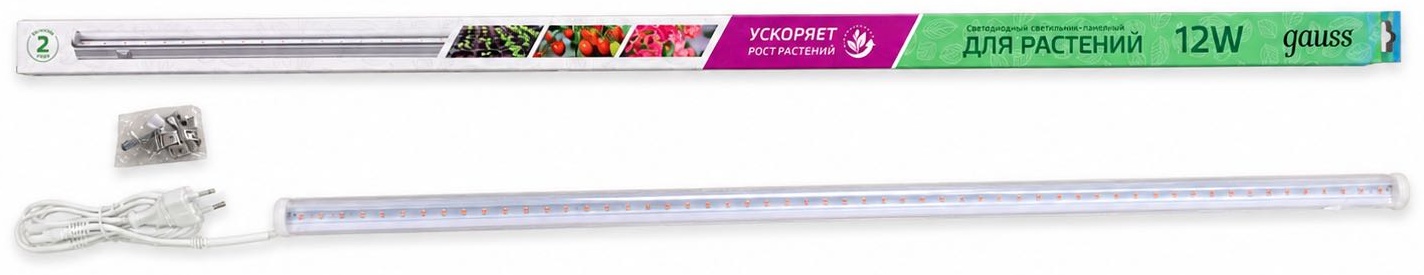 Светодиодная Gauss Gauss Fito 12W 87см GF-12W-87CM 12 Вт, 6500 К