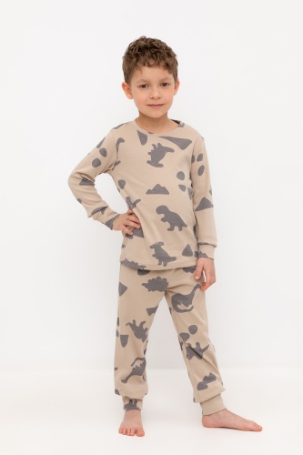 Пижама Crockid коричневый