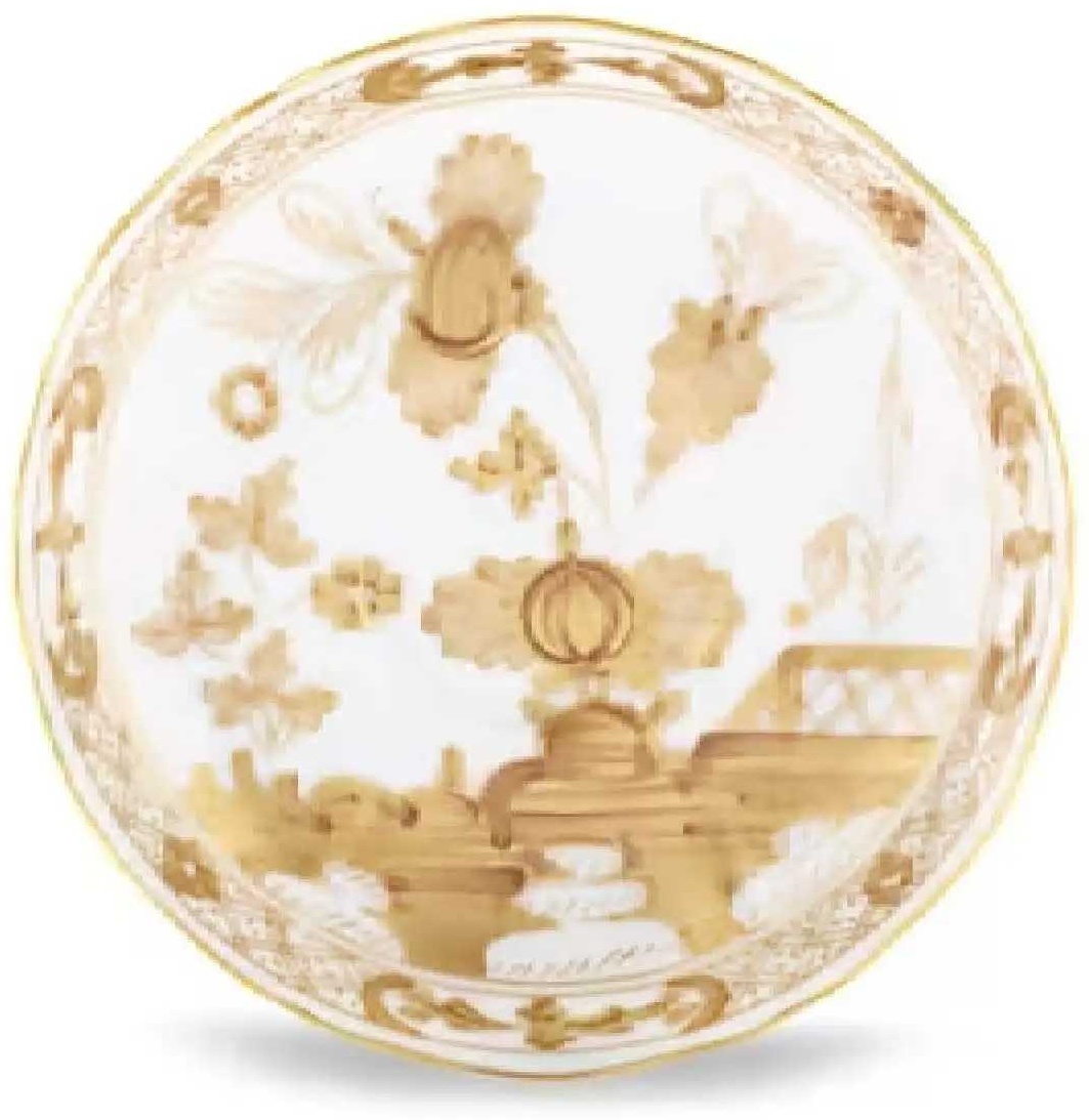 Блюдце Ginori 1735 Oriente Italiano Gold 15 см, 1 шт, фарфор