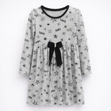 Повседневное платье Kids Moda серый