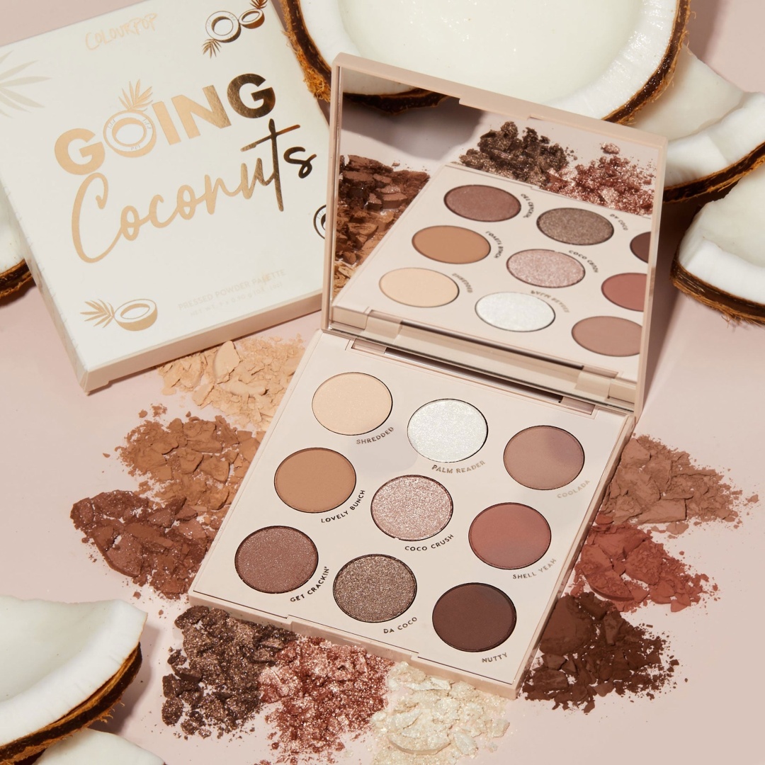 ColourPop тени прессованные Going Coconuts нюд