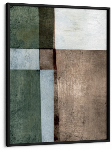 Картина интерьерная на холсте «Marylebone Abstract» в раме Araystudio.kz 60x90 см