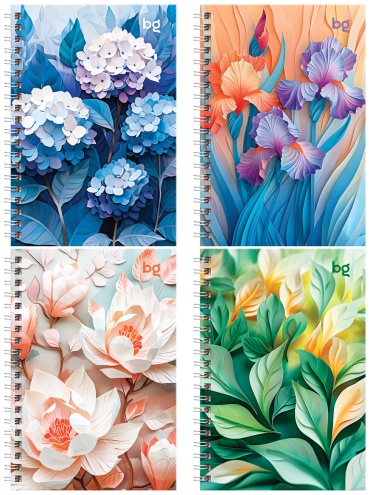 Блокнот BG Paper art, A6, 80 л, мультиколор