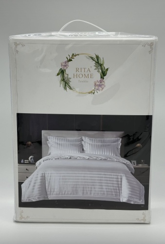 Комплект RITA HOME RITA HOME 2-спальный сатин, страйп-сатин, 2 наволочки: 50x70 см