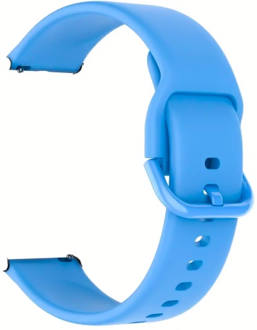Ремешок BOGEMA для Garmin Vivoactive 3, Vivomove HR Sport, Forerunner 165, Forerunner 55, Venu 2 Plus, Vivoactive 5, Vivoactive 6, Forerunner 570, Vivomove Trend голубой