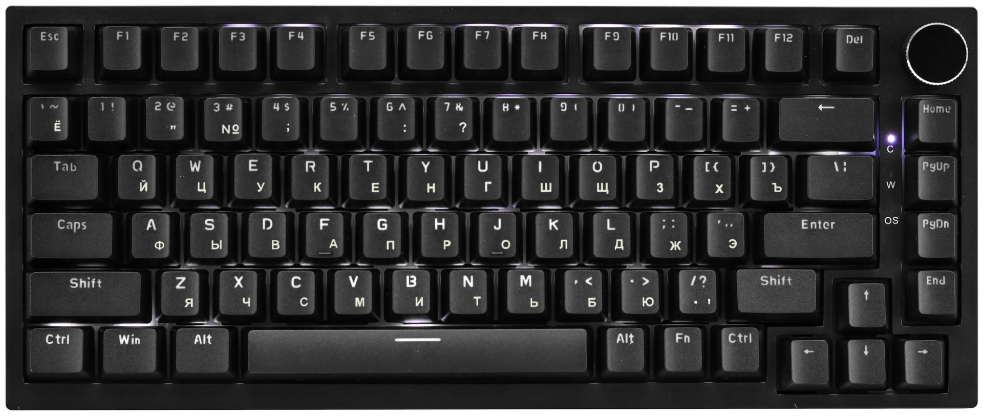 Клавиатура Ajazz AK820 Red Switch (AK820/Red/Black) черный