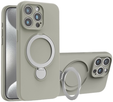 Чехол DEPREMIOS для Apple iPhone 15 Pro Max серый
