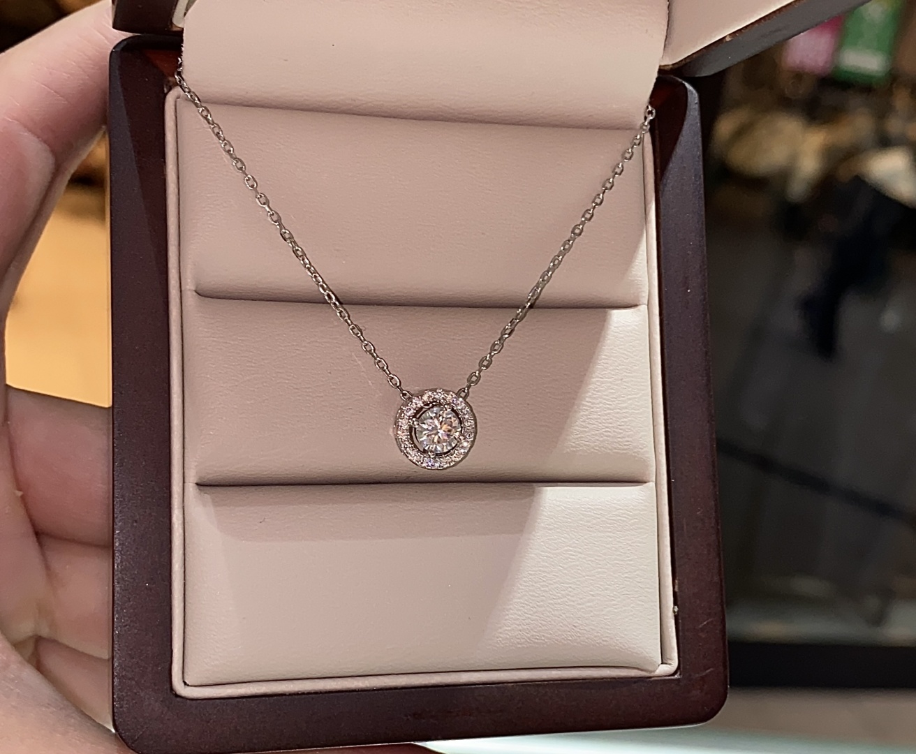 Колье Ipekyolu Jewellery 53835LZ длина 45 см вес 2 г серебро, муассанит