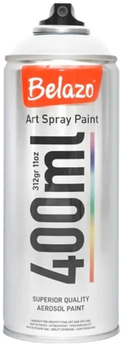 Belazo краска Art Spray Brilliant White 400мл.
