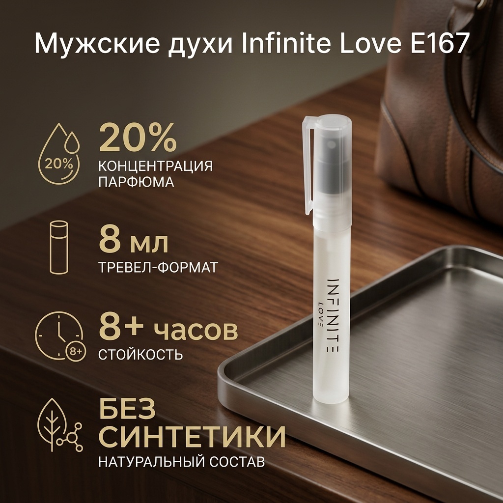 Infinite Love E167 духи PARFUM 8 мл, для мужчин