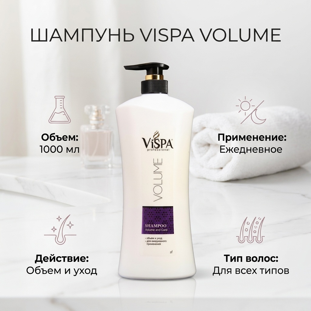 BUMA Vispa Professional Volume шампунь 1000 мл