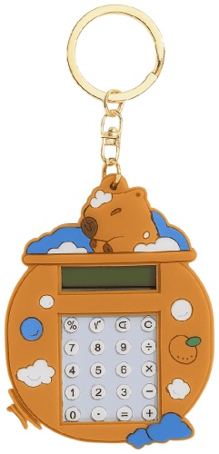 Брелок АЛЕФ Capybara dreaming 7,5 x 6 x 1 см пластик 1 шт