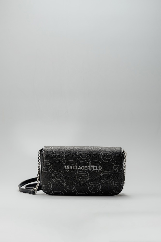 Сумка кросс-боди Karl Lagerfeld экокожа черный