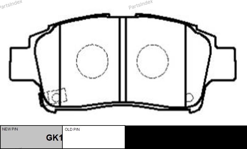 CTR Колодки Тормозные Дисковые GK1021