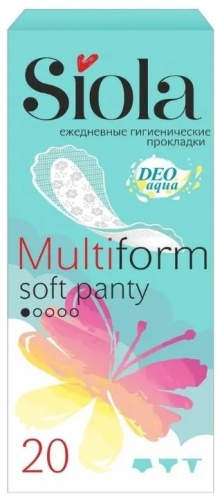 SIOLA прокладки ежедневные Panty Multiform Deo 60 шт
