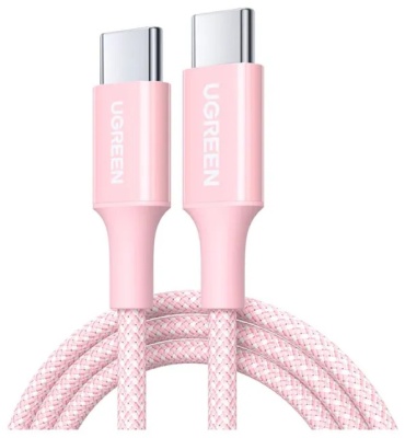 Кабель Ugreen USB TypeC (M), 2 м, L502 / 65252 розовый