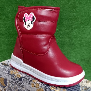 Ботинки Mickey Mouse бордовый