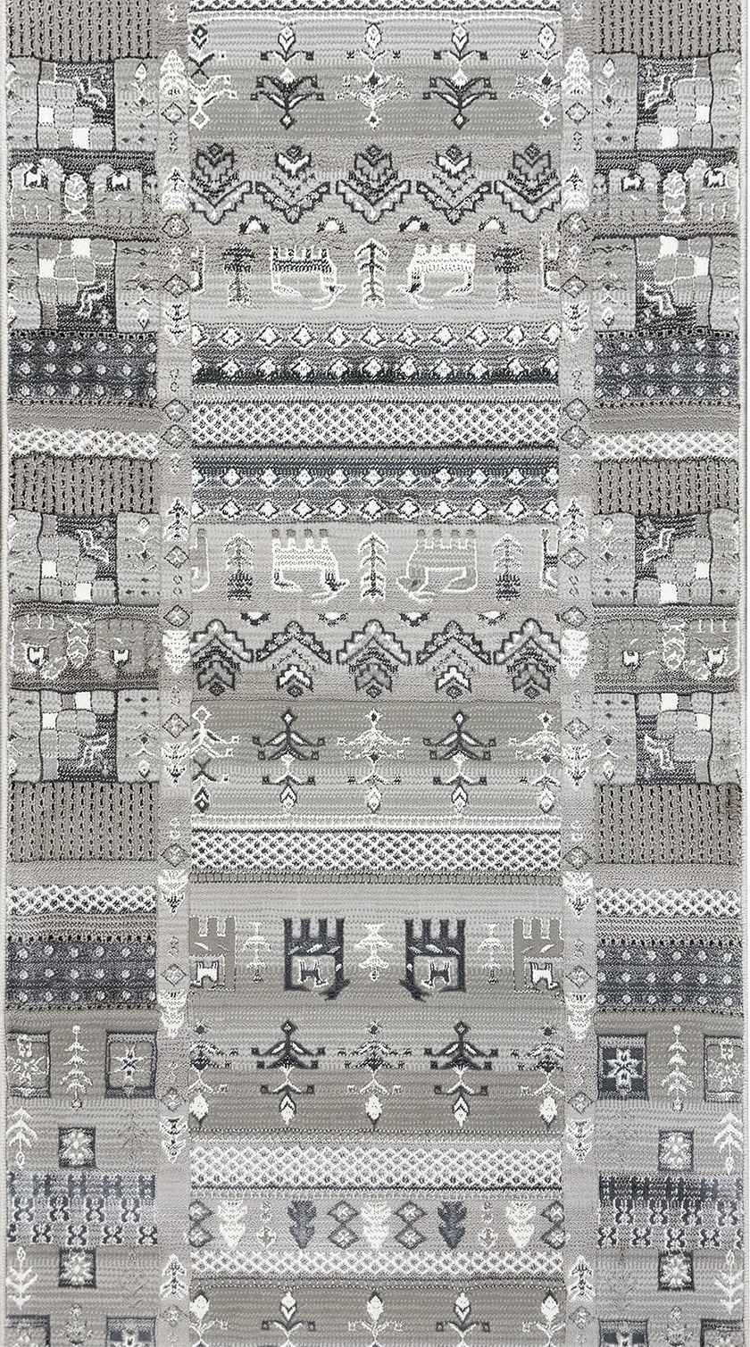 Ковровая дорожка Yusuf Hali короткий ворс, полиэстер, 120 см x 10 м