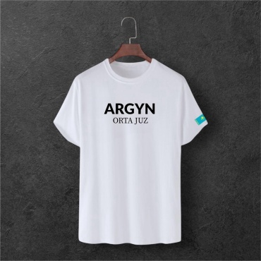 Футболка Nikashop ARGYN белый