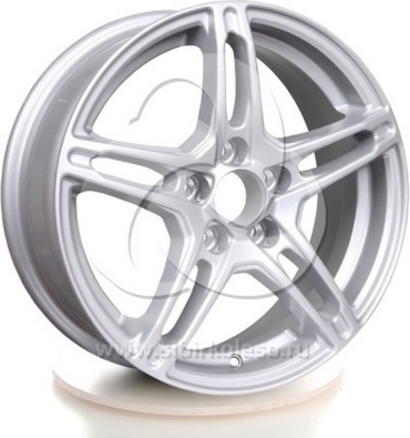 Tech-Line 1518 SL 57.1 6x15/5x100 D57.1 ET38 4 диска черный, серебристый, графит
