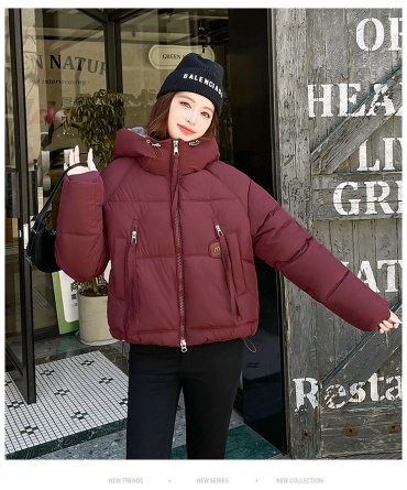 Пуховик Fashion Lady бордовый