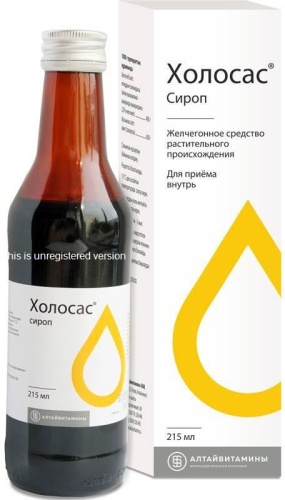 Холосас сироп 400 г 215 мл