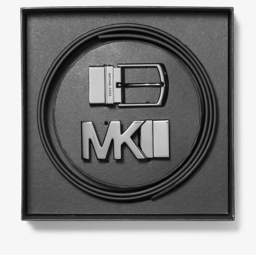 Комплект Michael Kors полиуретан, полиэстер 132 см черный, коричневый
