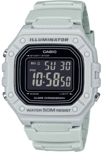 Кварцевые CASIO W-218H-8BVDF пластик
